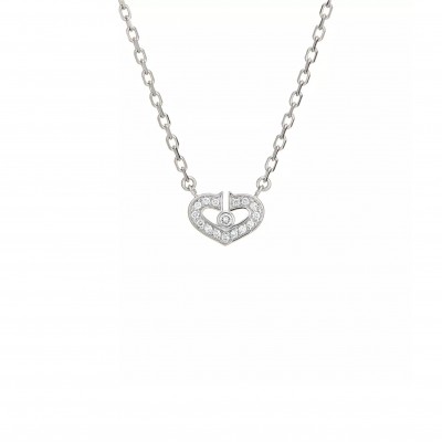 CARTIER HEART SHAPED NECKLACE B3040300
